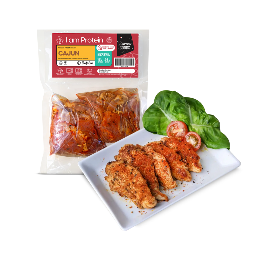 Chicken Tenderloin Fillet Marinade Cajun - Astro Goods 250gram