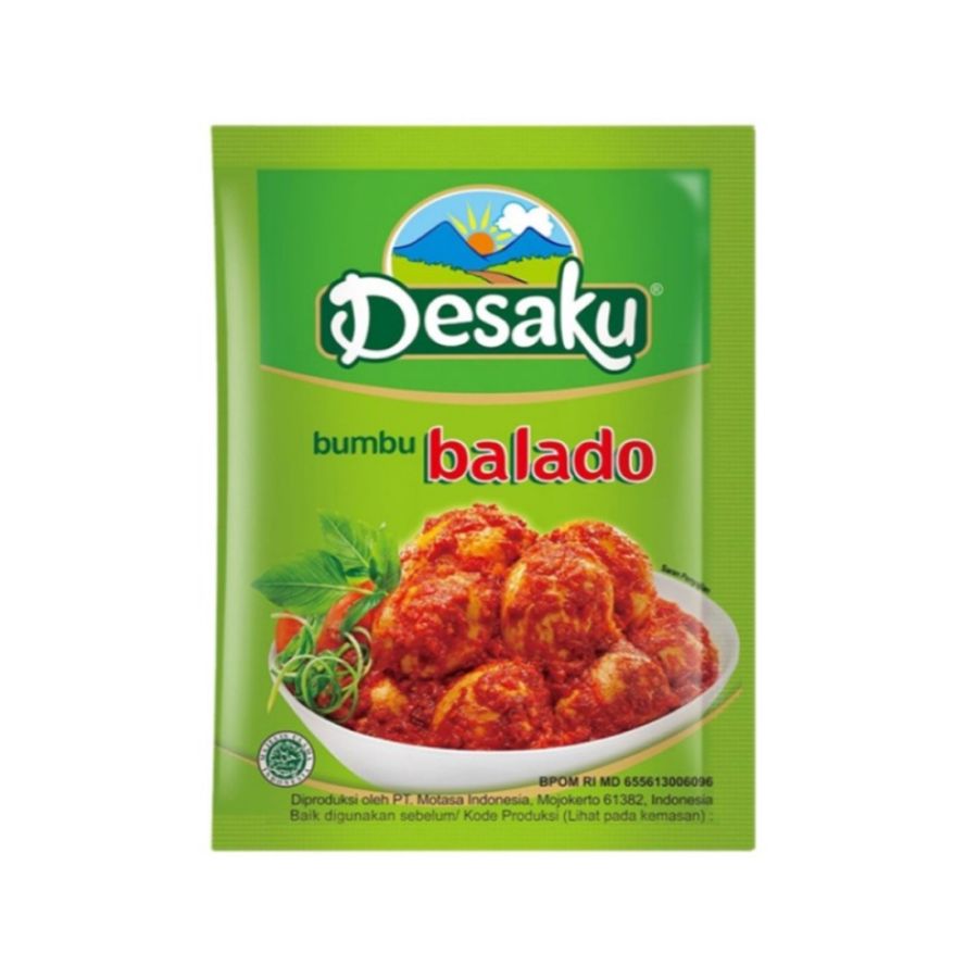 [INVALID] Desaku Bumbu Instan Bubuk Balado 12.5gr