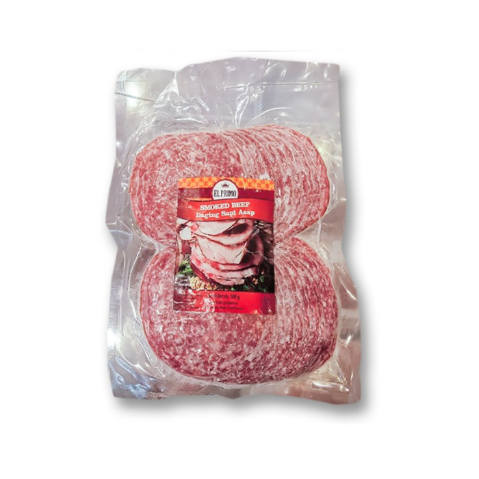 El Primo Smoked Beef Ham Sliced Round