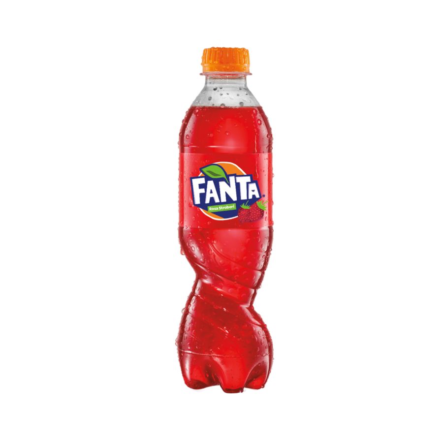 Fanta Strawberry Botol/Minuman Soda 390ml