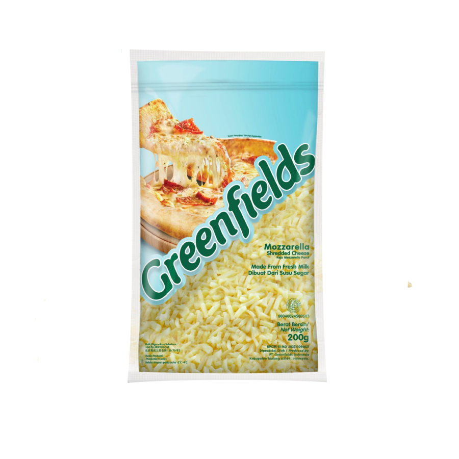 Greenfields Keju Mozzarella Shredded Cheese 200gram
