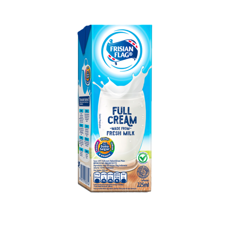 Frisian Flag Full Cream Susu UHT 225ml