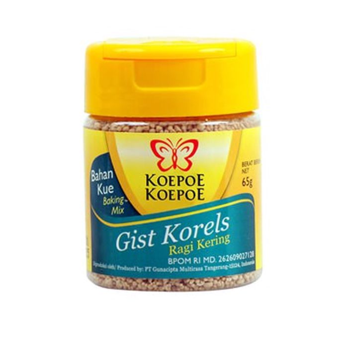 Koepoe Gist Korels Ragi Kering