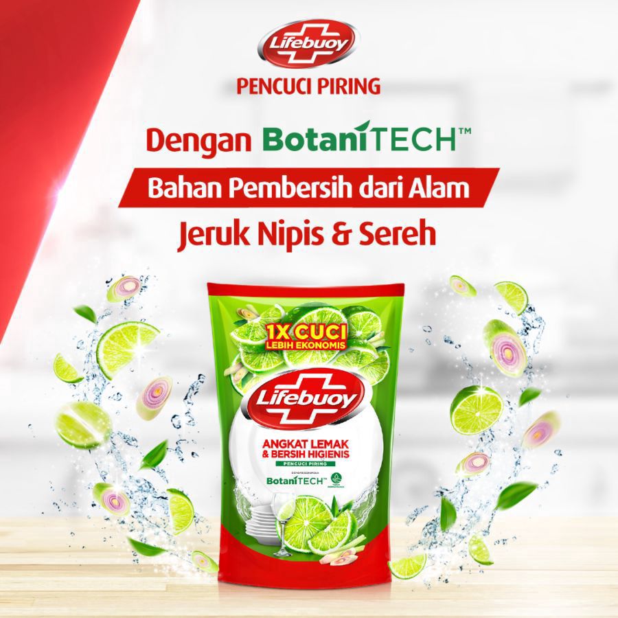Lifebuoy Lime Cairan Cuci Piring 650ml