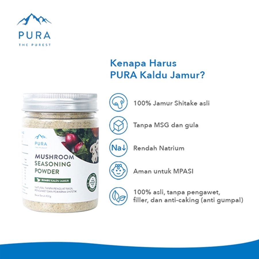 Pura Seasoning Kaldu Jamur 100gram