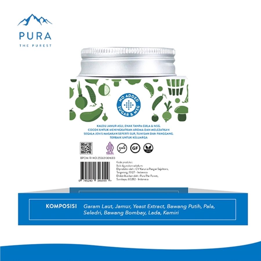 Pura Seasoning Kaldu Jamur 100gram