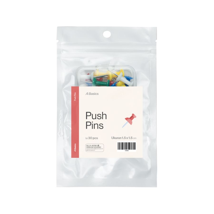 Push Pins isi 30pcs - Astro Basics 30pcs