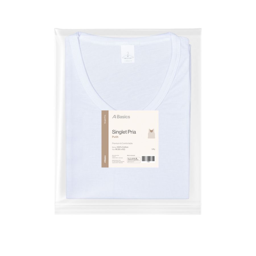 Singlet Pria Size M A Basics 1pcs