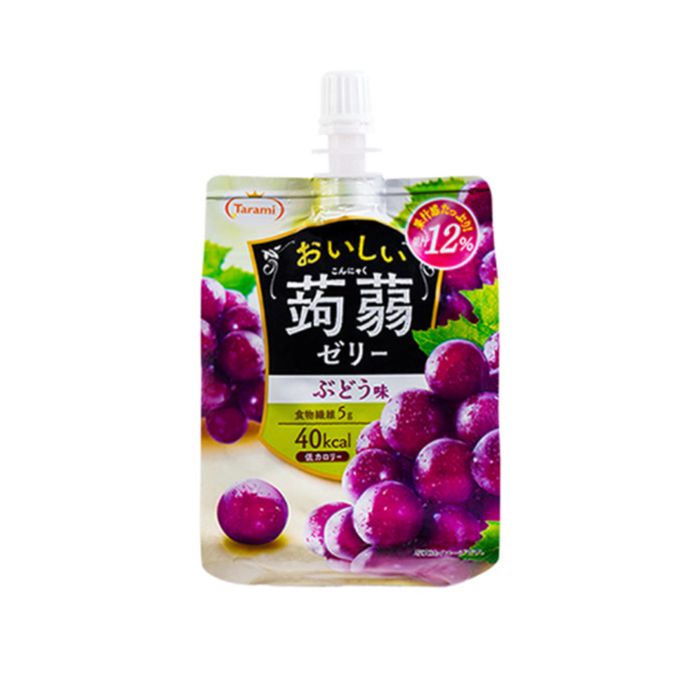 Tarami Konjac Pouch Grape Jelly Health Drinks