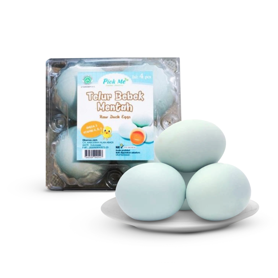 Pick Me Telur Bebek Mentah/Telor/Egg 4pcs