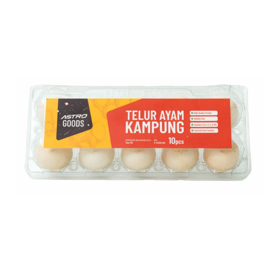 Telur Ayam Kampung - Astro Goods/Egg/Telor 10pcs