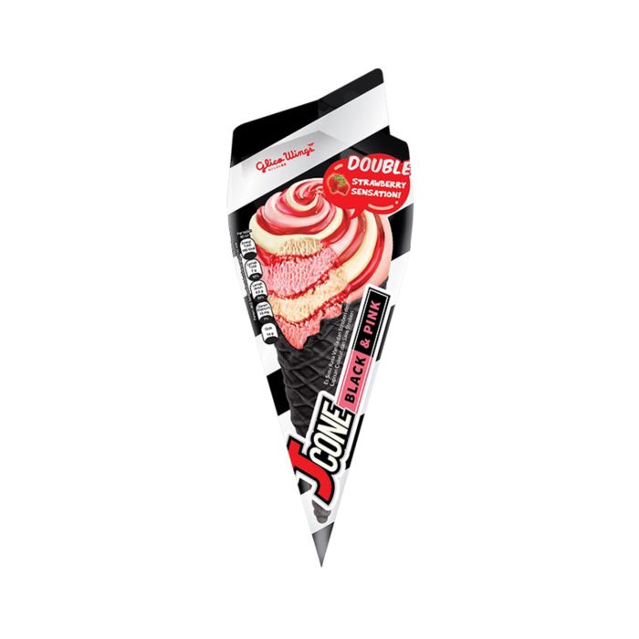 Glico Wings Frostbite Jcone Black & Pink Cone