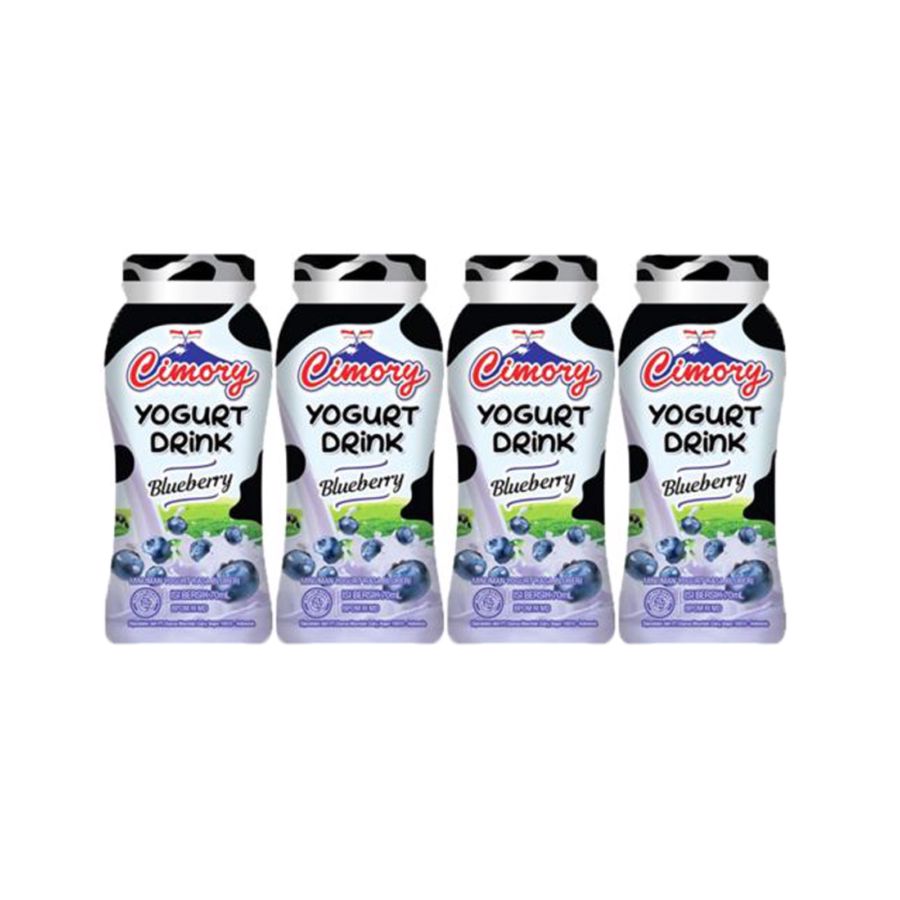 Cimory Yogurt Drink Blueberry 4pcs x 65ml