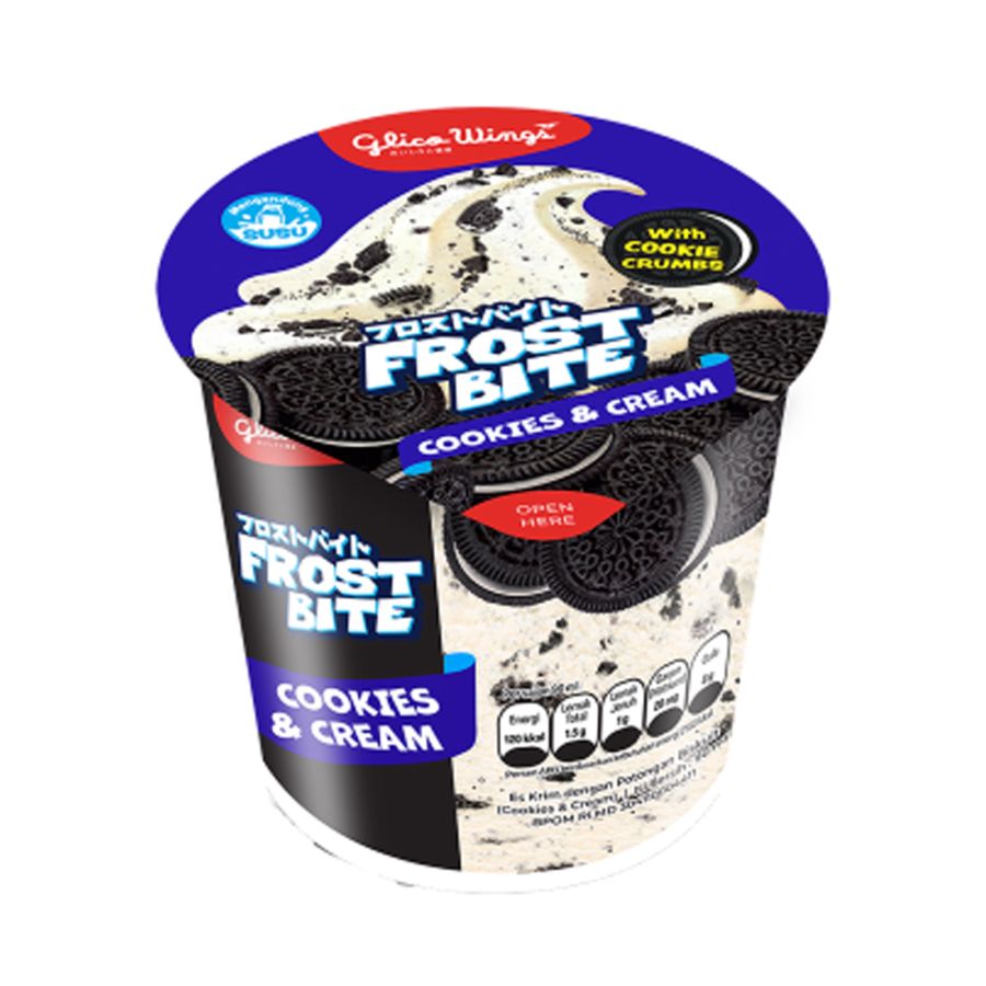 Glico Wings Frostbite Cookies & Cream Cup