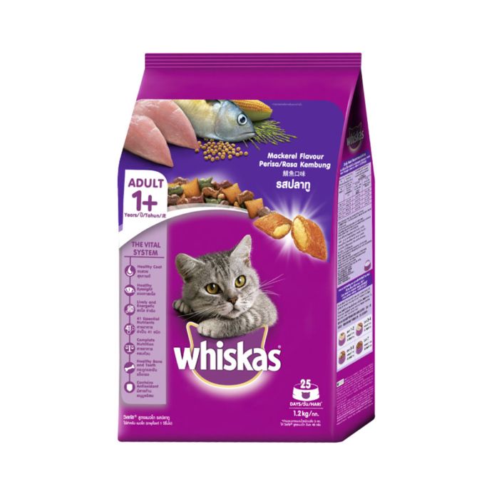Whiskas Mackerel Adult Makanan Kucing
