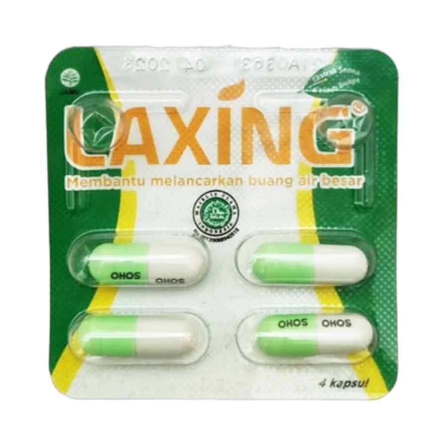 Laxing Obat Pencahar 1 Strip 4kapsul