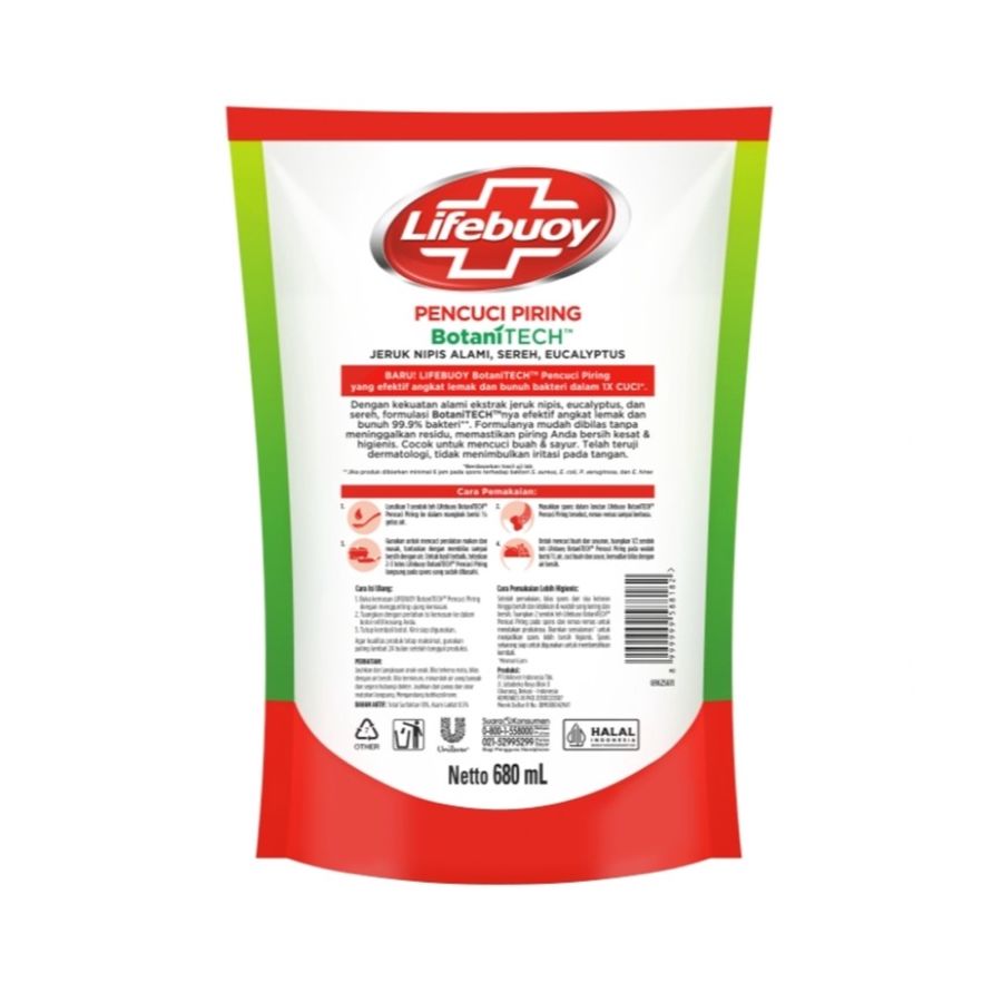 Lifebuoy Lime Cairan Cuci Piring 650ml