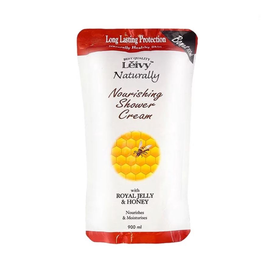 Leivy Naturally Nourishing Shower Cream Pouch 900ml