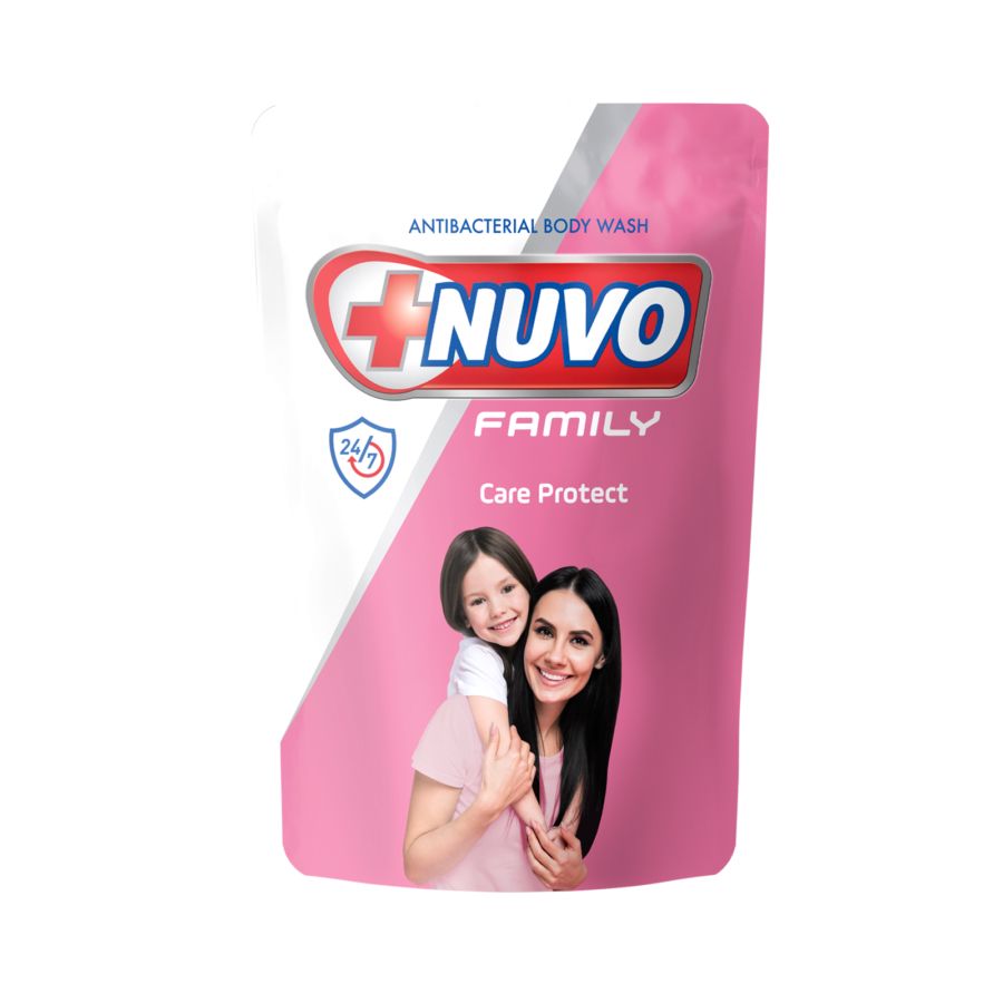 Nuvo Body Wash Family Care Protect Pouch 400ml