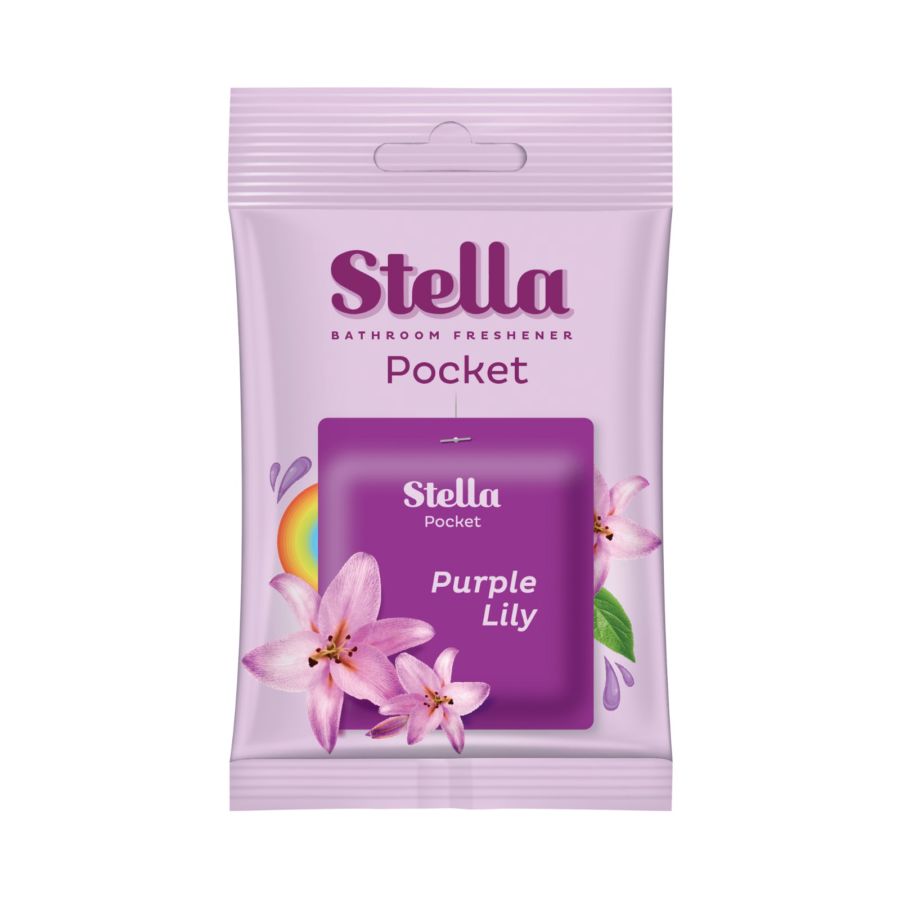 Stella Pocket Bathroom Purple Lily 10 gram/Pengharum Kamar Mandi 10gram