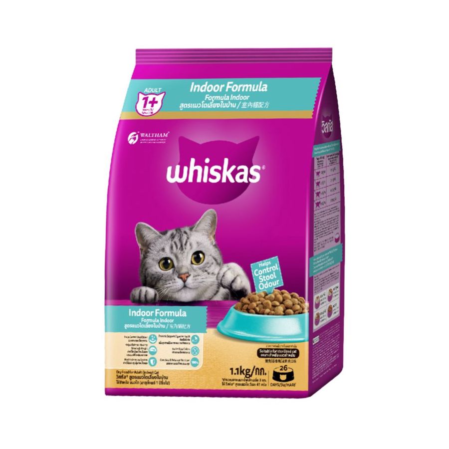 Whiskas Poc Indoor 1100gram