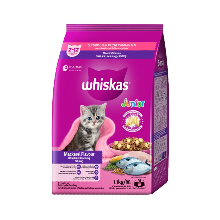 Whiskas Junior Cat Food Mackerel 1100gram