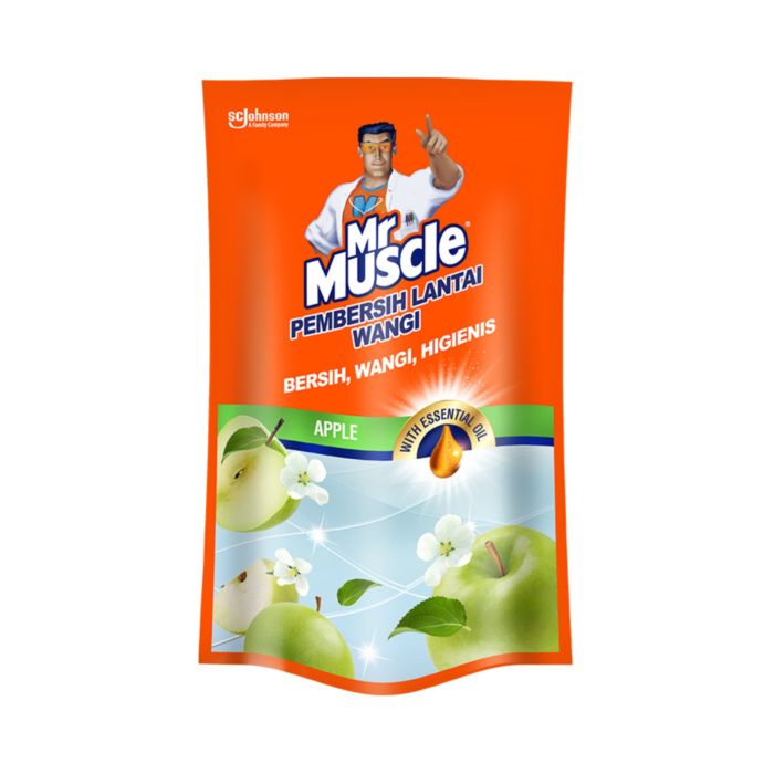 Mr Muscle Axi Triguna Apple Pembersih Lantai Pouch/Pembersih Lantai 720ml