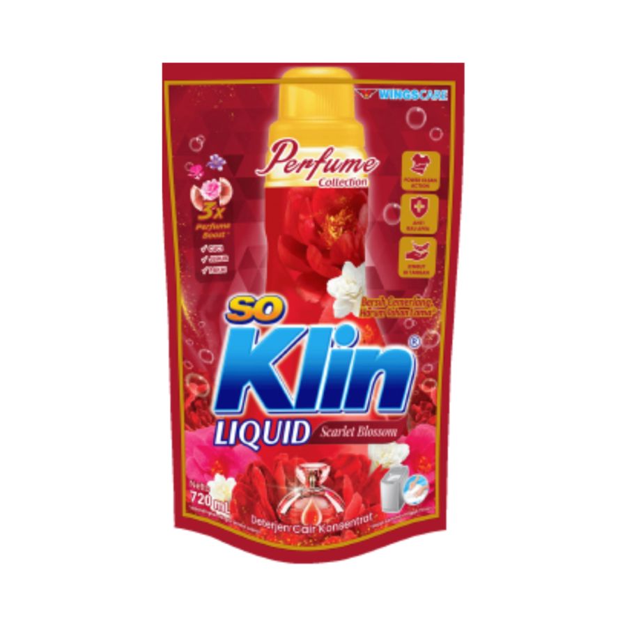 SoKlin Liquid Scarlett Blossom Deterjen Cair 700ml