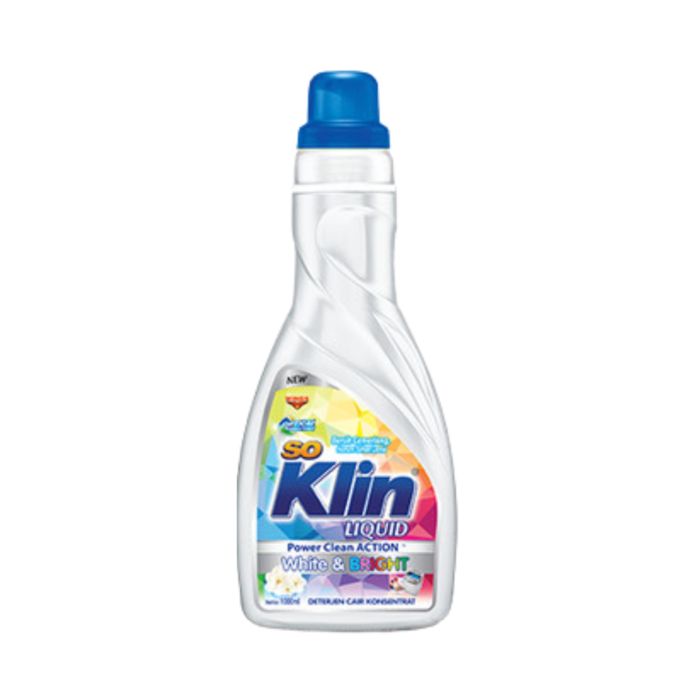 SoKlin Liquid White & Bright Deterjen Cair 1liter