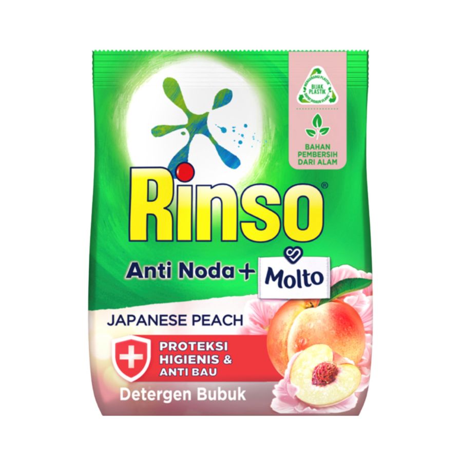 Rinso Molto Japanese Peach Powder/Deterjen Bubuk 1150gram