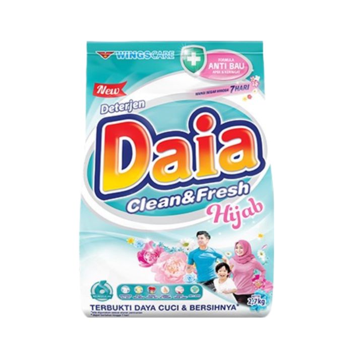 Daia Powder Deterjen Clean & Fresh Bag/Deterjen Bubuk