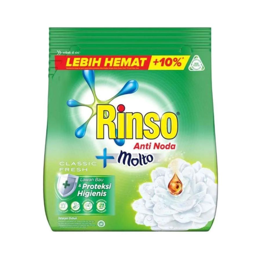 Rinso Molto Anti Noda Detergen Bubuk Classic Fresh 1200gram