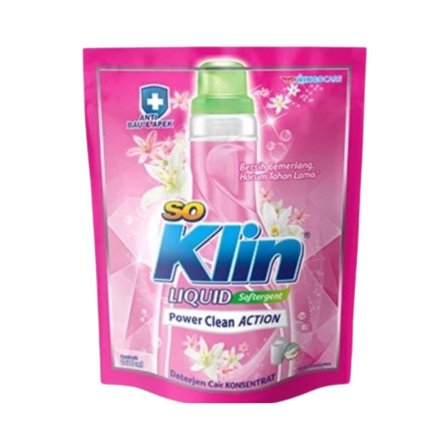SoKlin Liquid Pink Deterjen Cair 1600ml
