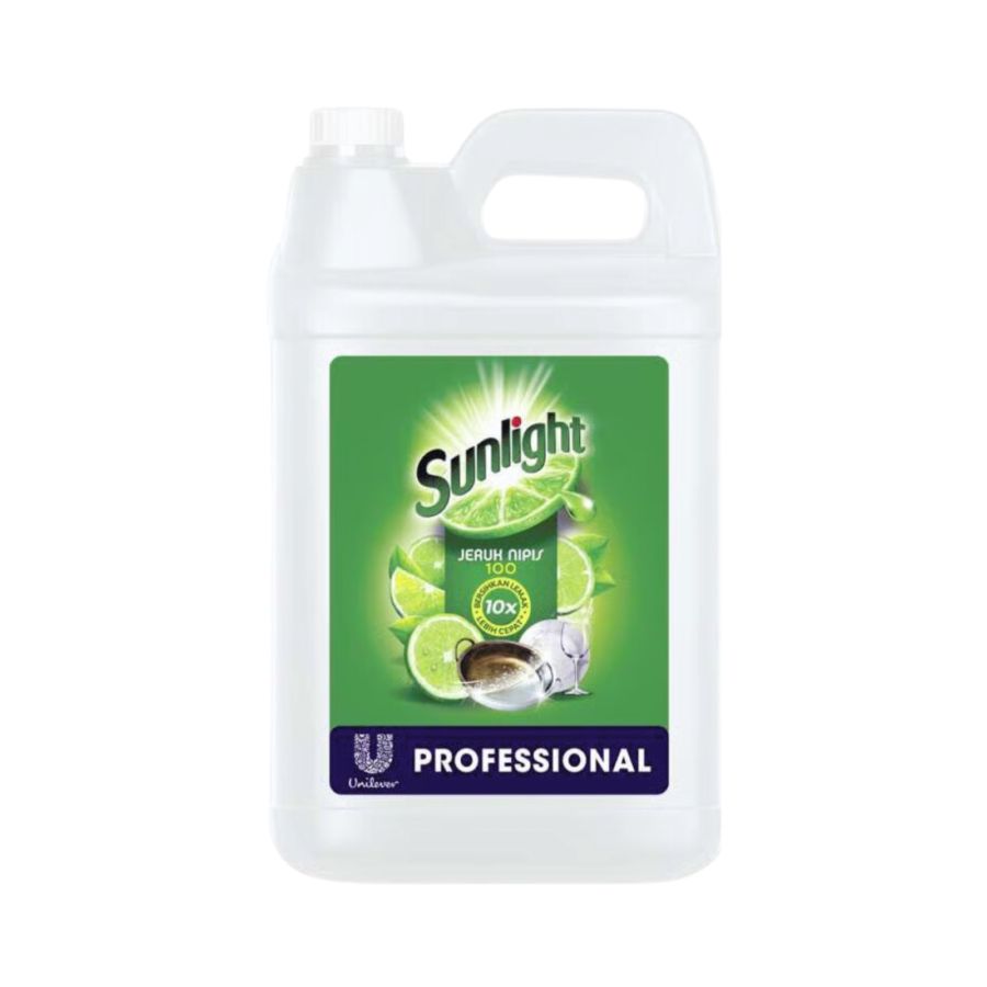 Sunlight Professional Sabun Cuci Piring Jeruk Nipis Lime Jerigen 4.5L