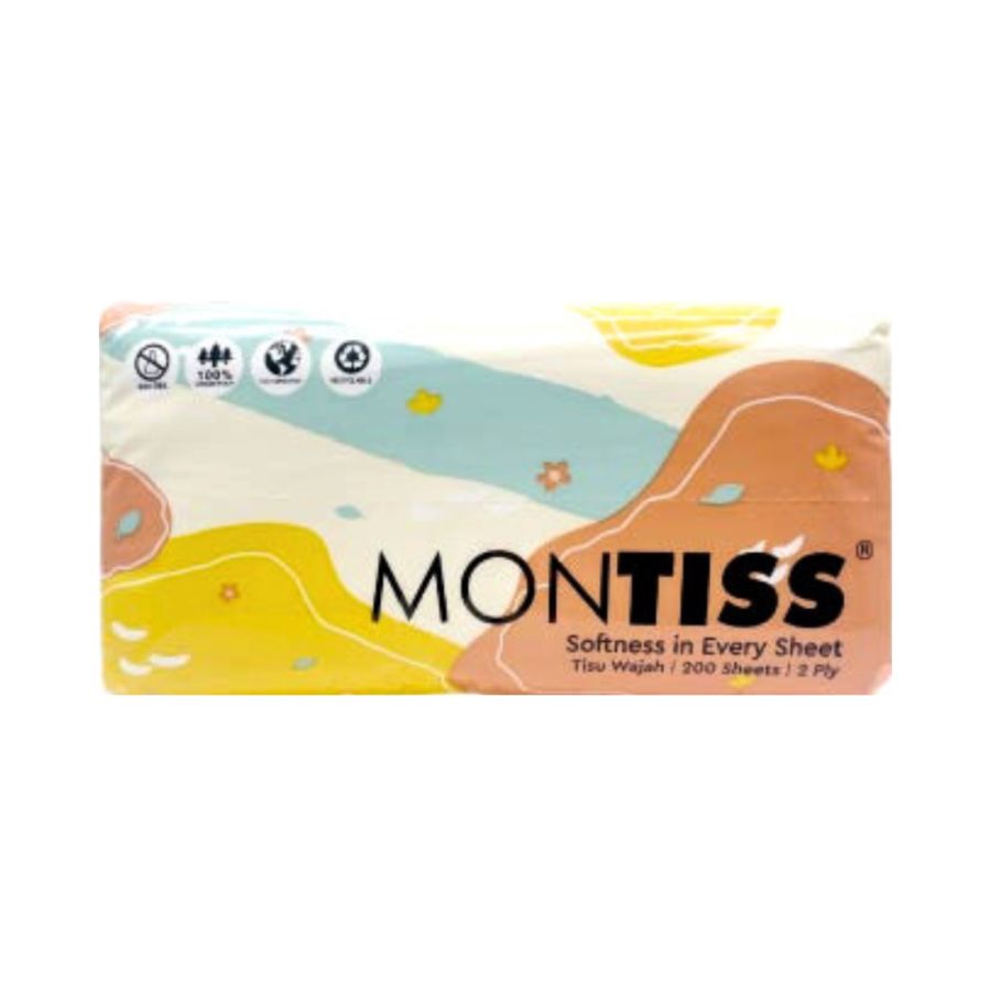 Montiss Tisu Wajah 200sheets