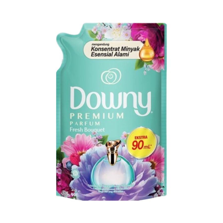 Downy Pelembut Pakaian Wangi Essential Oil Fresh Bouquet 900ml