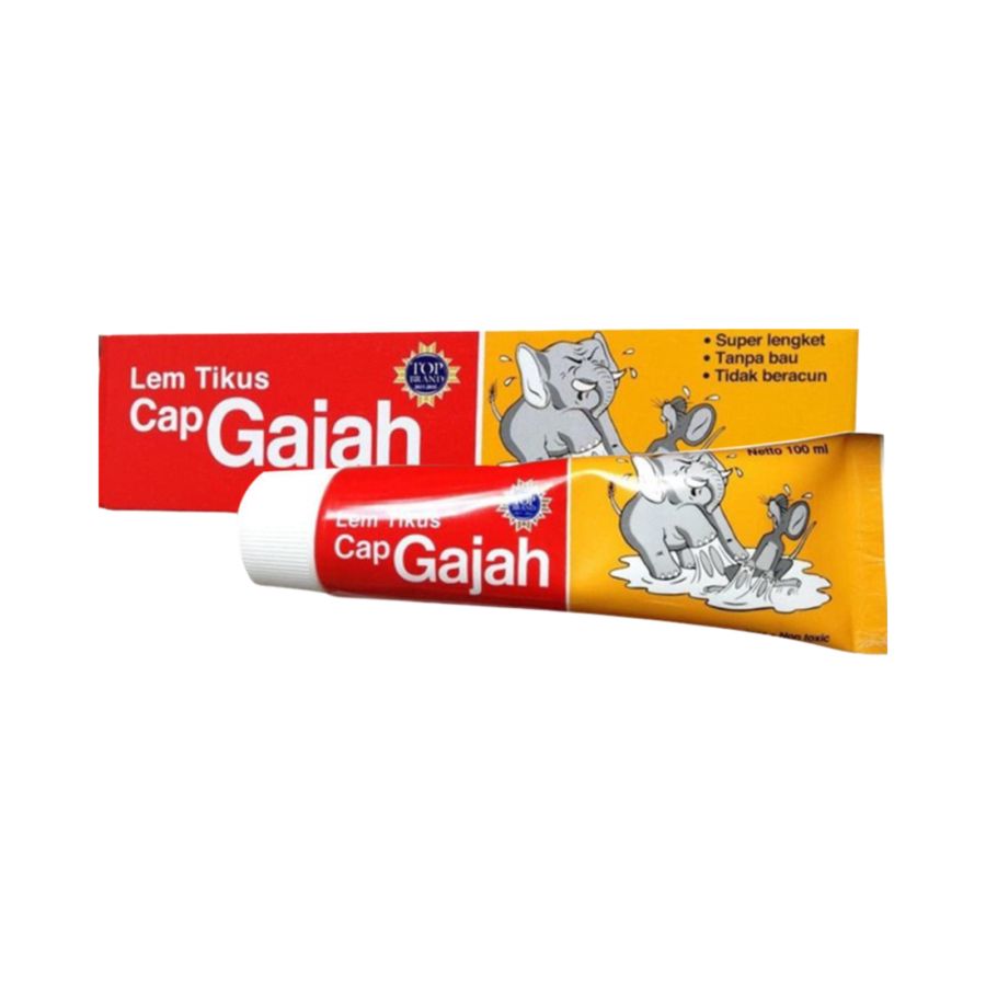 Cap Gajah Lem Tikus Tube 100ml