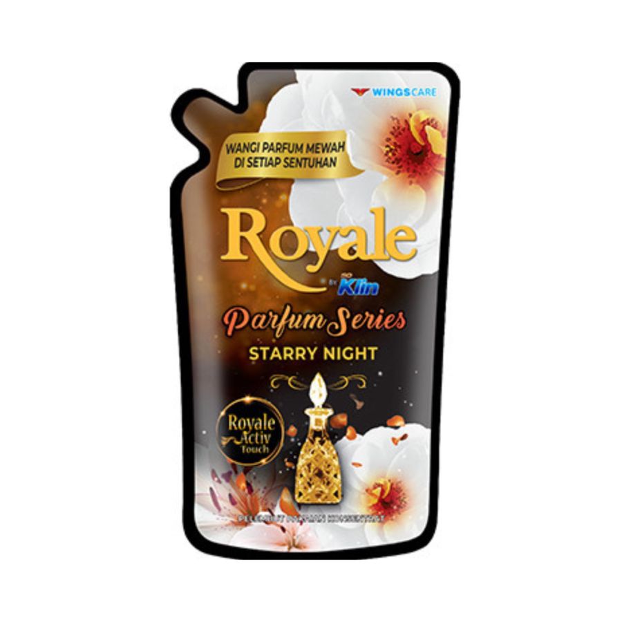 Royale Pelembut Pakaian White Starry Night Pouch Pelicin Pelembut Pakaian 650ml