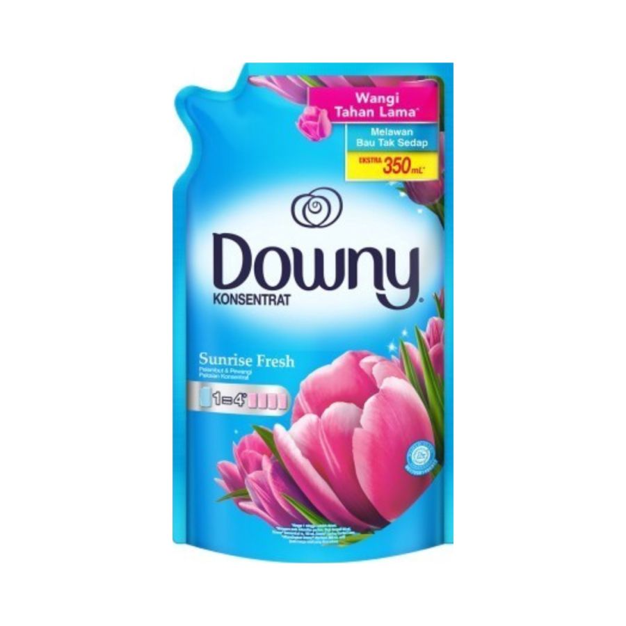 Downy Pewangi dan Pelembut Pakaian Konsentrat Sunrise Fresh Pouch 1,4L