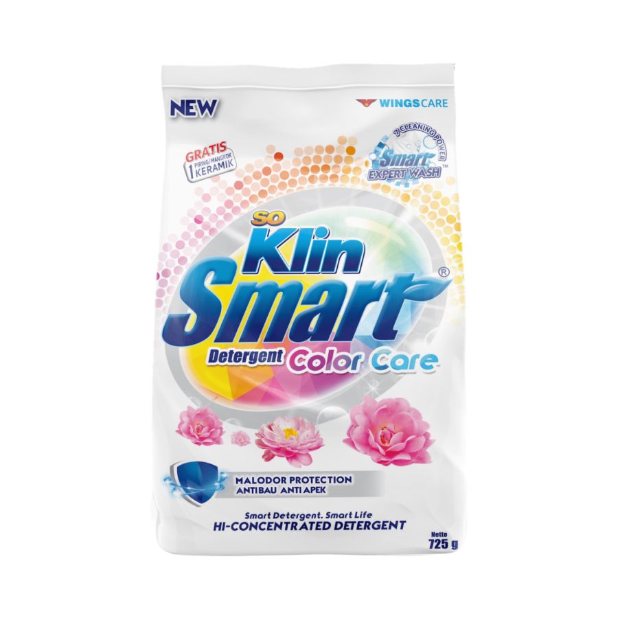 SoKlin Smart Color Care Deterjen Bubuk 725gram