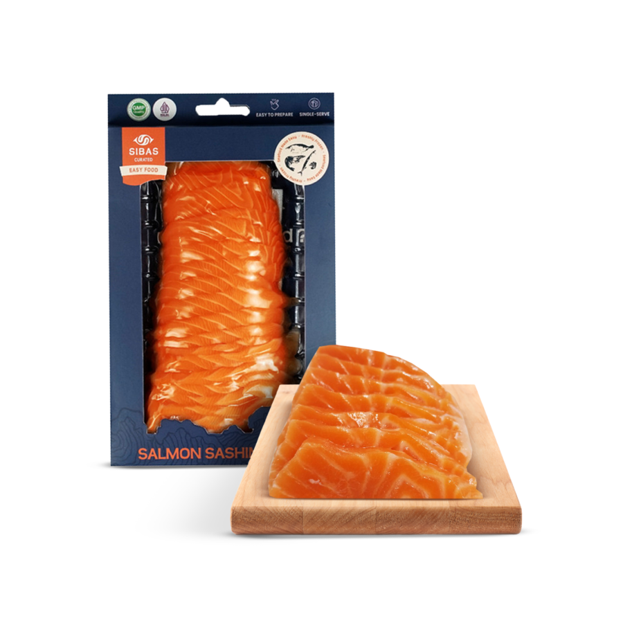 Sibas Salmon Sashimi Frozen 200gram