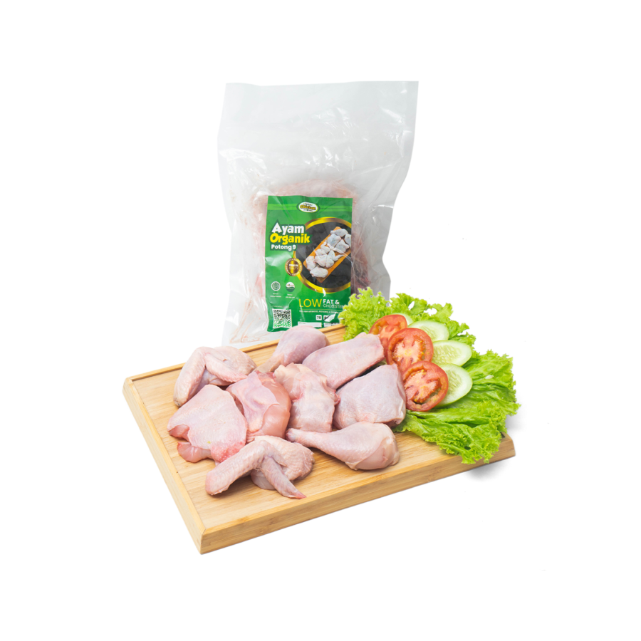 Ayam Parting 9 Organik Berkah Chicken 800-900gr