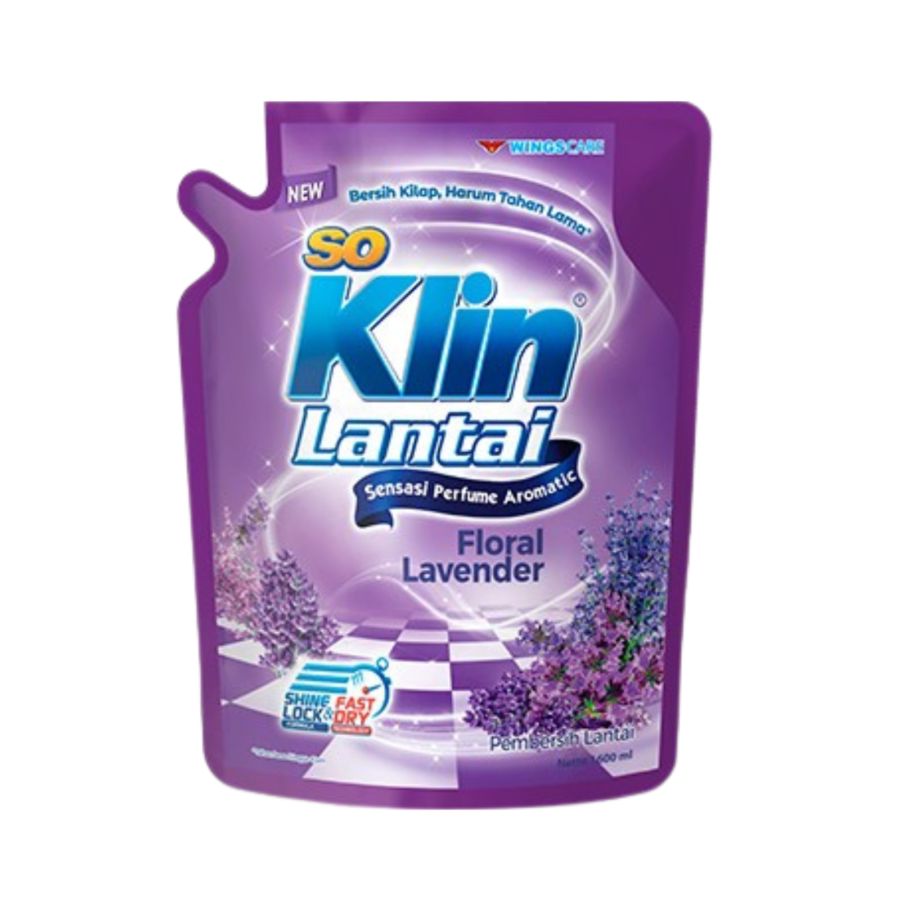 SoKlin Pembersih Lantai Floral Lavender/Pembersih Lantai 1600ml