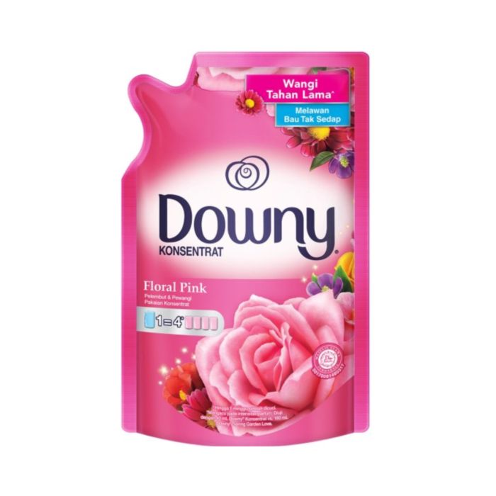 Downy Floral Pink Pouch/Pelicin Pelembut Pakaian