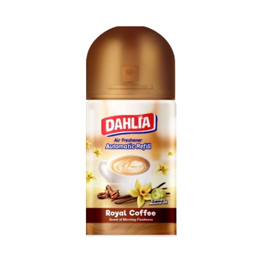 Dahlia Matic Aerosol Royal Coffee Pengharum Ruangan 225ml