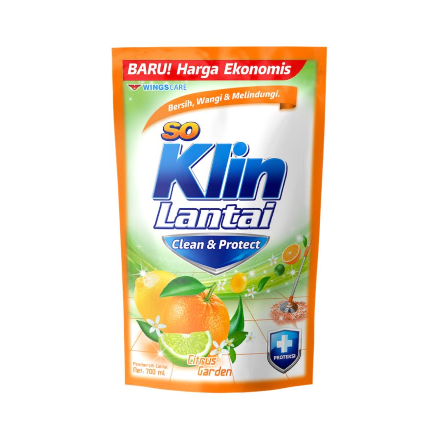 Soklin Pembersih Lantai Citrus Garden/Pembersih Lantai 700ml