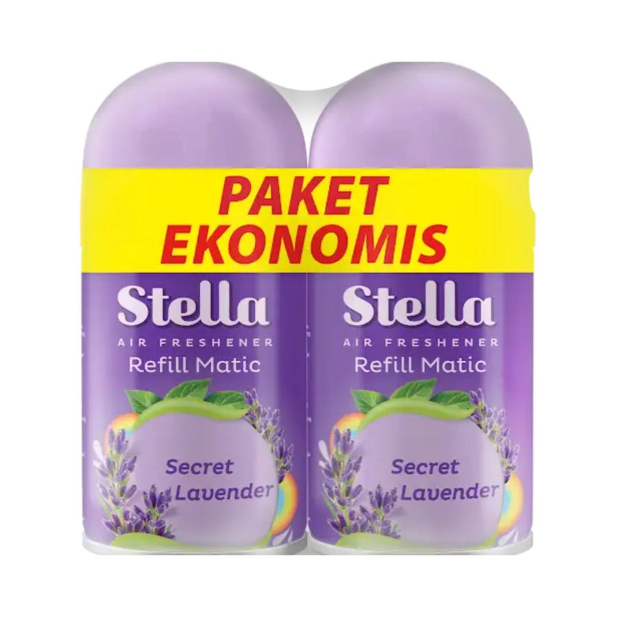 Stella Matic Refill Secret Lavender 2 Pack Refill 160ml
