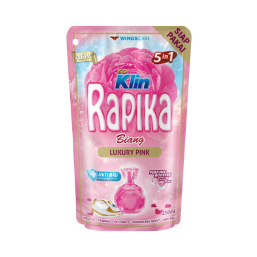 Rapika Biang Pewangi Pakaian Luxury Pink 250ml 250ml