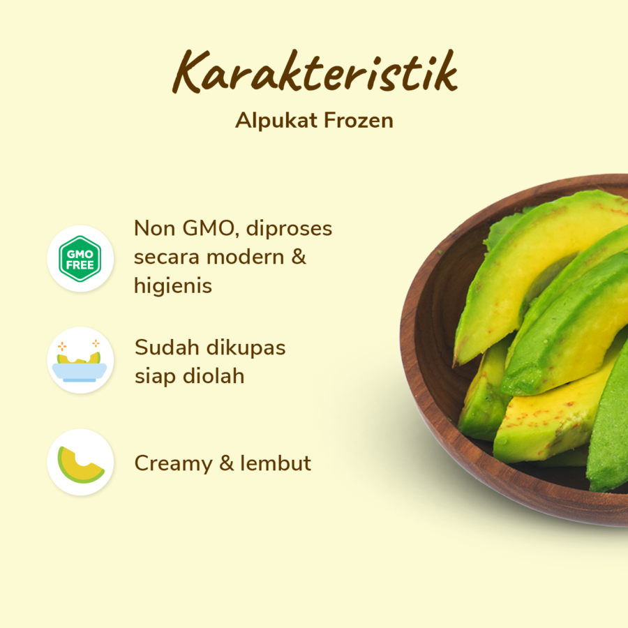 Bali Food Alpukat Frozen 500gram