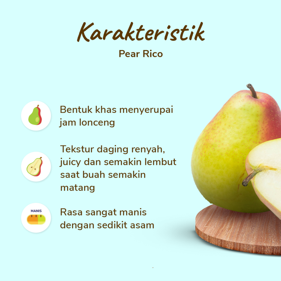 Pear Rico - Astro Farm 430gr - 480gr, 2pcs/pack 1pcs